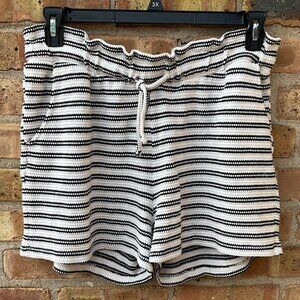 Primark Women's Black & White Shorts, Size L